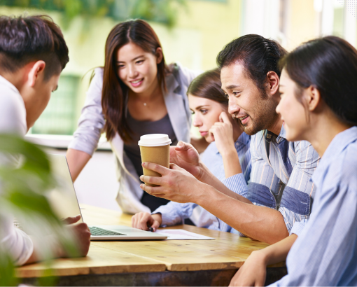 image of a winning team of website developers